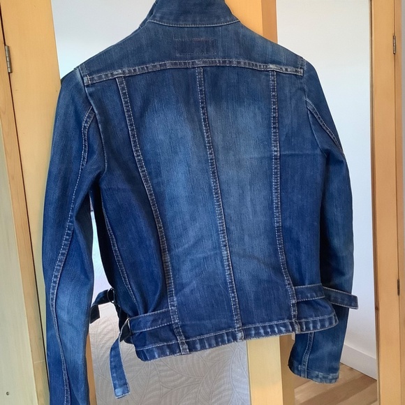 FCUK French Connection UK denim / jean jacket size 4 - Picture 7 of 7